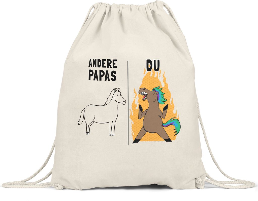 Andere Papas Du Beutel  bester Vater Papa Pferd Lustig Produktbild 