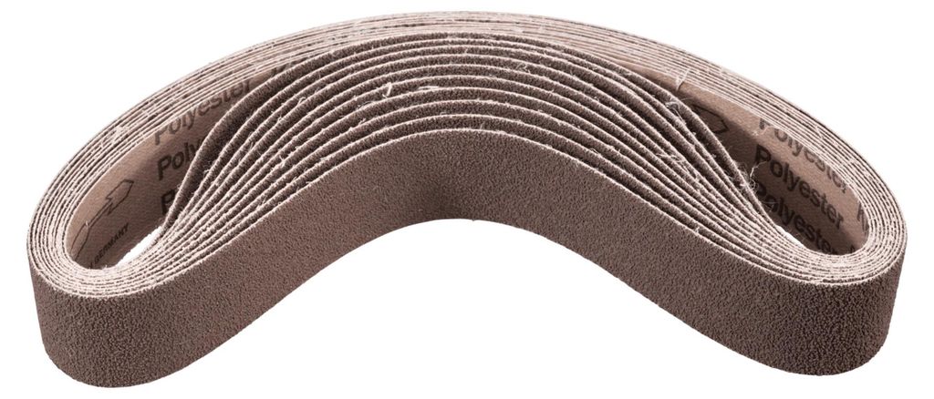 PFERD TOOLS Compactkorn Schleifband BA 40x760 mm A120 CK für Feinschliff mit Rohrbandschleifer 10 Stk