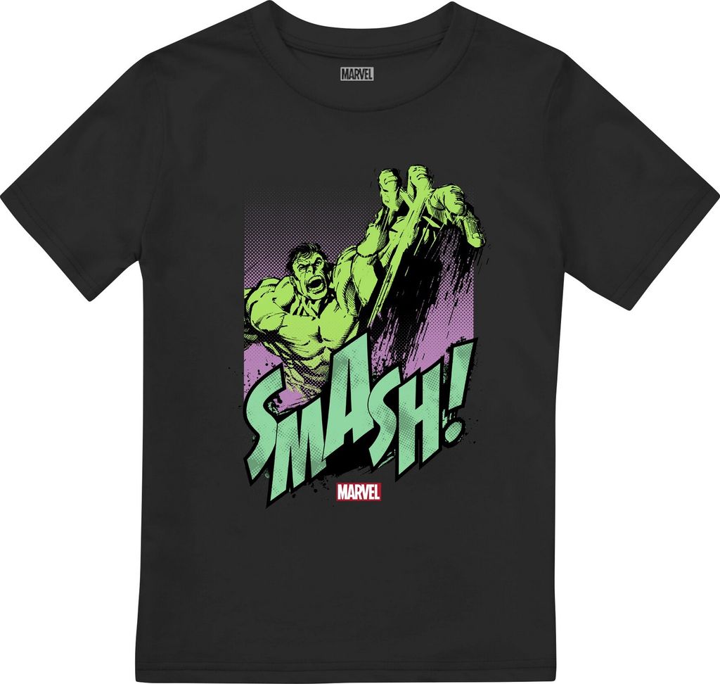 Hulk - "Gamma Smash" T-Shirt für Kinder TV2487 (128) (Schwarz)