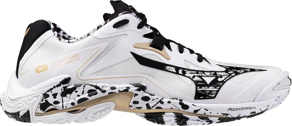 Mizuno WAVE LIGHTNING Z8 Nero Oyster/Bianco/Oro 40,5 Immagine del prodotto 