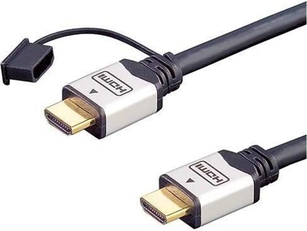 Cavo HDMI 1m e+p HDMI 401/1 Nero - Alta Velocità 4K con Ethernet