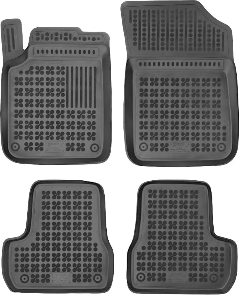 Tappeti Gomma Citroen C3 2009-2016 Su Misura Inodore Antiscivolo