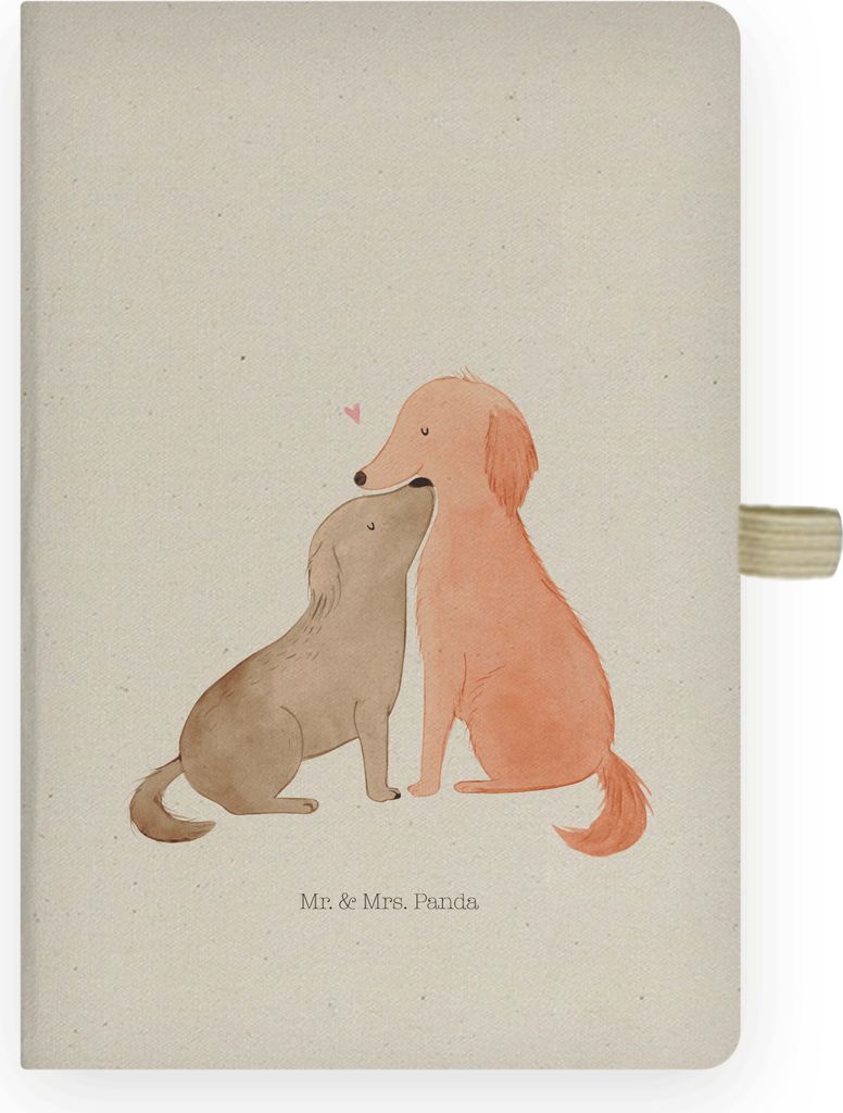 Mr. & Mrs. Panda Journal Hunde Liebe - Transparent - Geschenk, Sprüche, notizbuch, Tagebuch, Herz, Adressbuch, Skizzenbuch, Hund, Kuss, Vertrauen,...