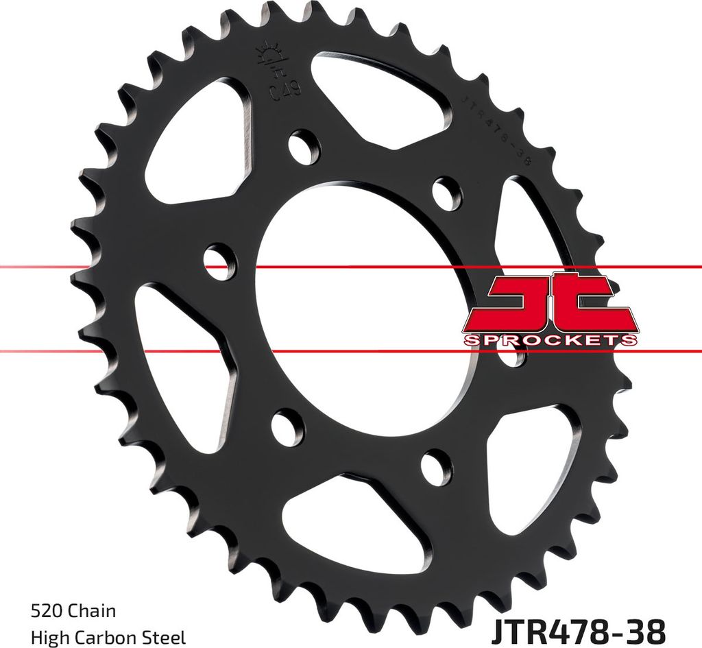JT SPROCKETS Standard Stahlritzel hinten 478 - 520