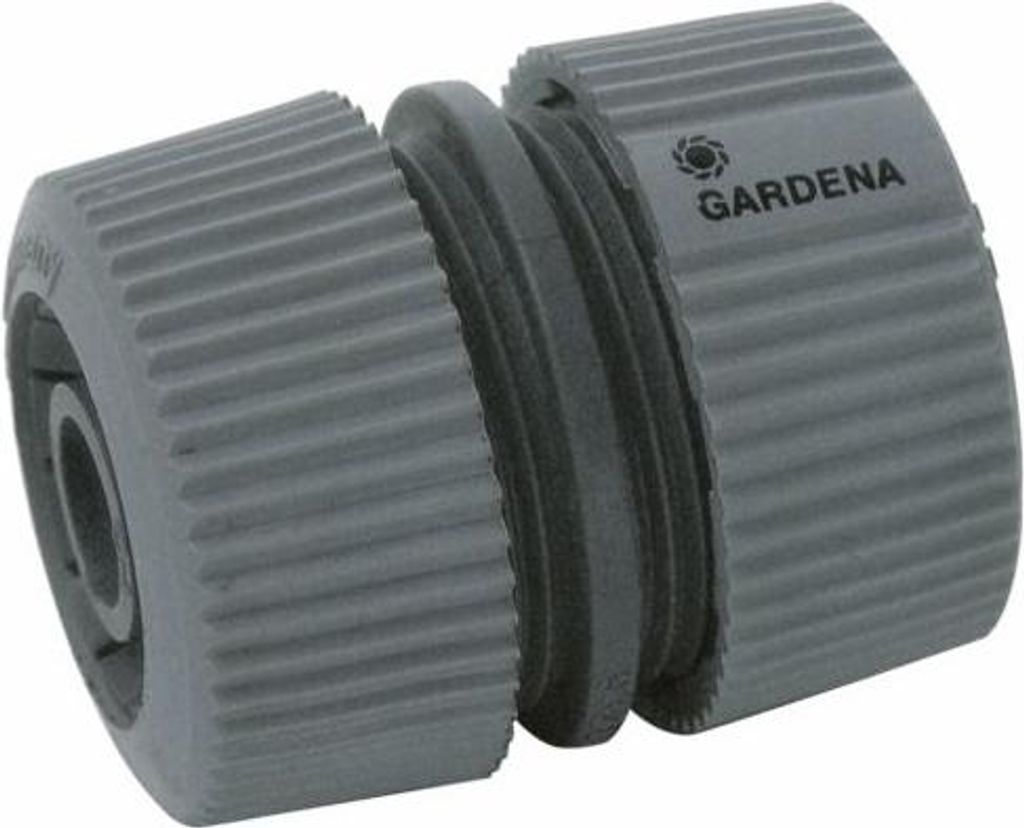 Gardena Schlauchreparaturstück 1/2" aus Kunststoff grau