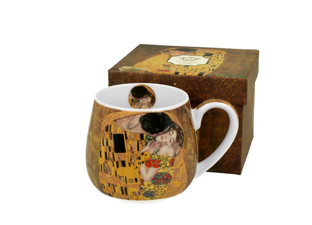 Duo tazza da caffè Klimt Il bacio in porcellana, mug, tazza Immagine del prodotto 