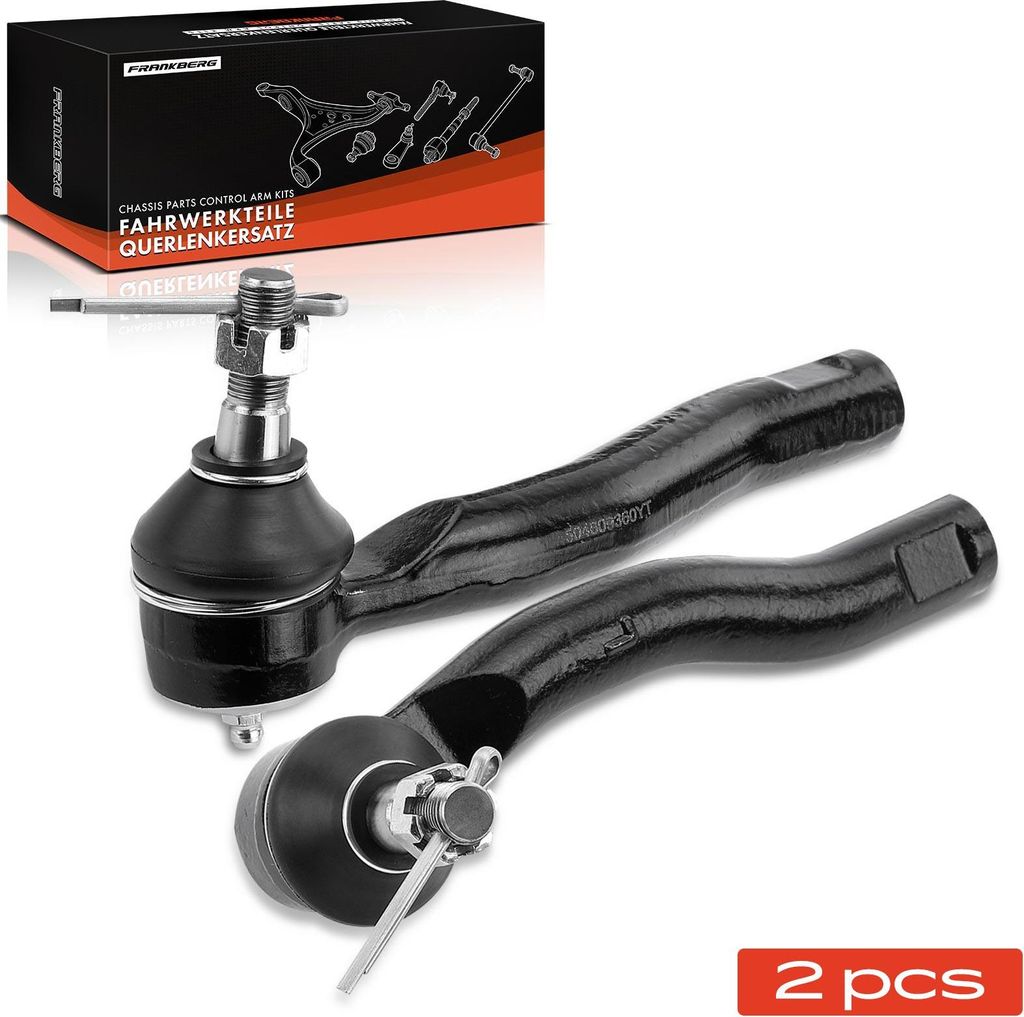 Frankberg 2x Spurstangenkopf Vorderachse für Toyota Corolla Kombi Stufenheck Verso Yaris 1.4L 1.6L 1.8L 2.0L 2001-2012