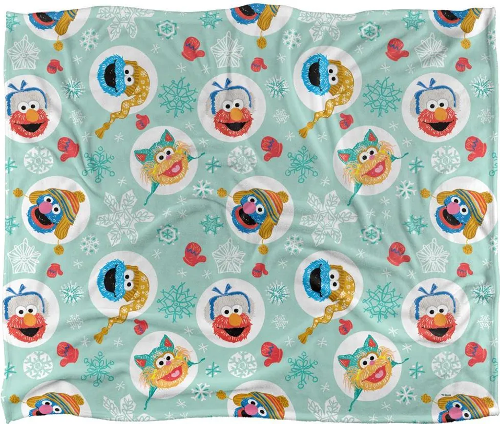 Couverture de Voyage Sesame Street Idéale pour Festival et Soirée TV