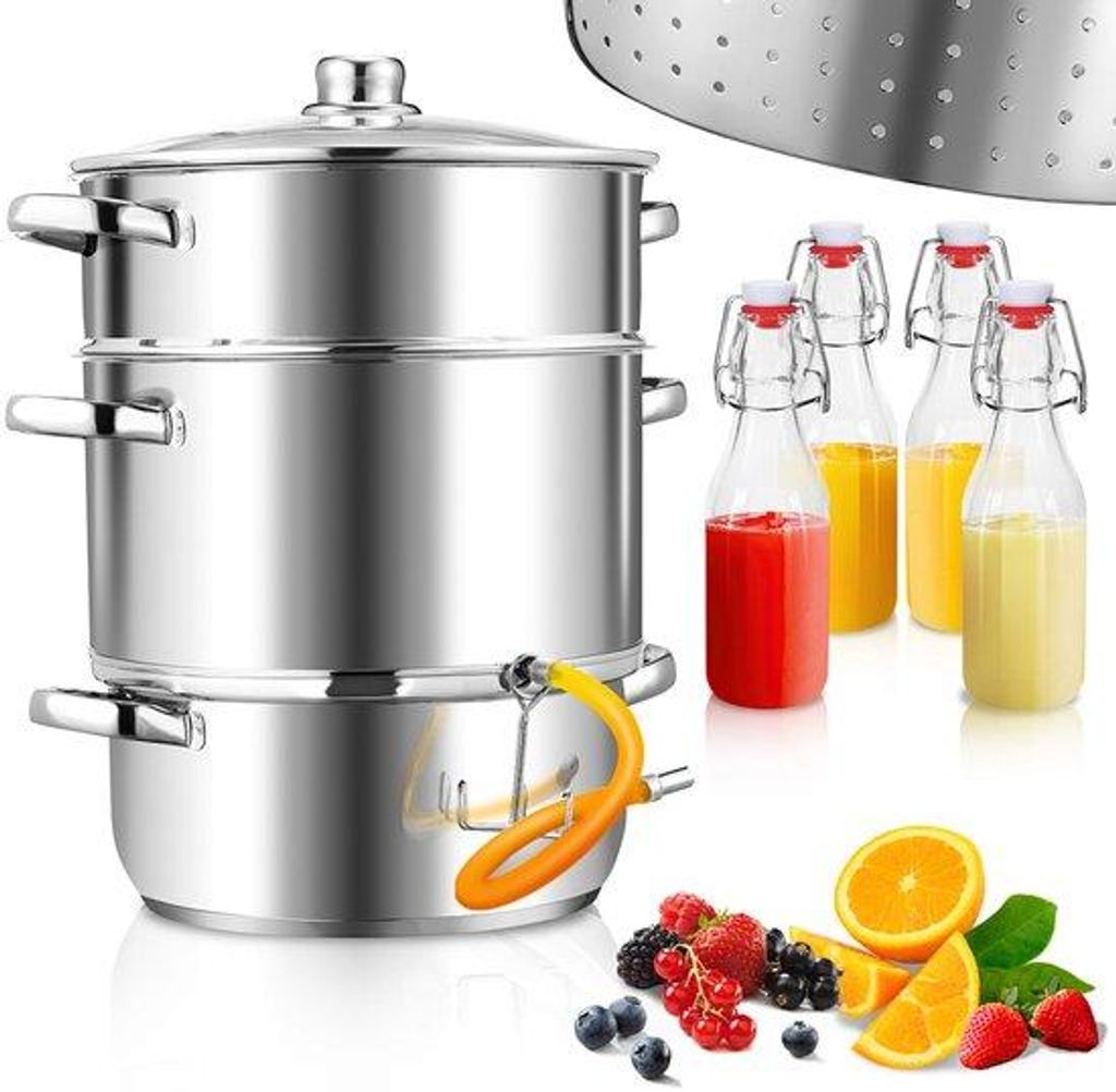 Parní vařič 8 l, včetně 4 držáků na ramínka, vhodný do Obrázek produktu 