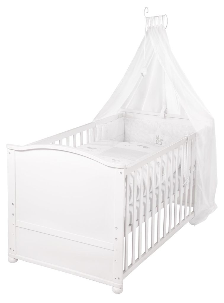 roba Mitwachsendes Babybett 70 x 140 aus Holz inkl. textile Produktbild 