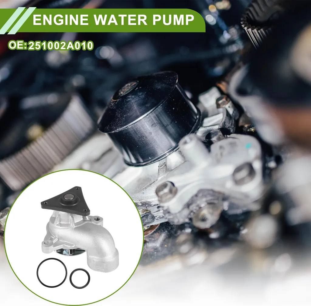 Pompe à eau de refroidissement avec 2 joints pour auto Elantra - 3