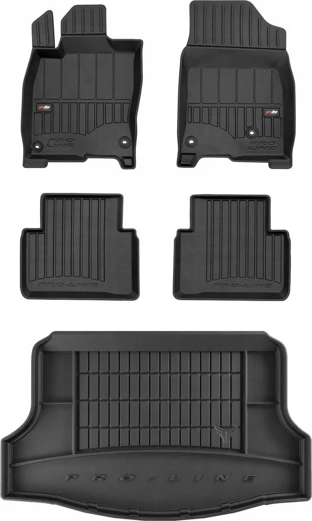 SET Tappetini Gomma 3D Honda Civic 10 Hatchback 2017- Su Misura