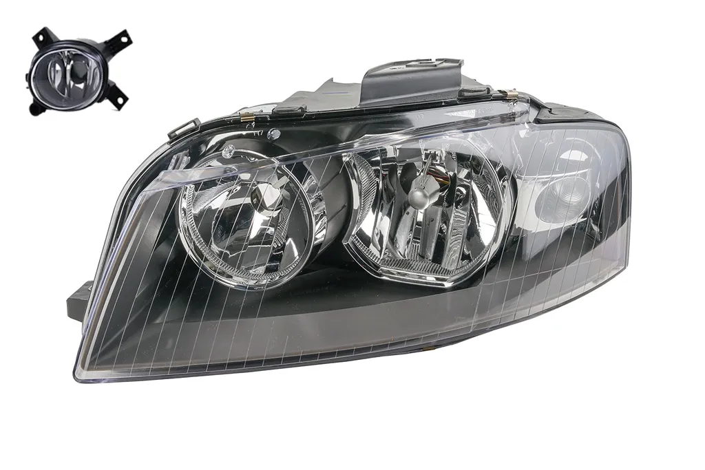 Kit Faro Sinistro + Fendinebbia Audi A3 8P Johns 8P0941003K H7