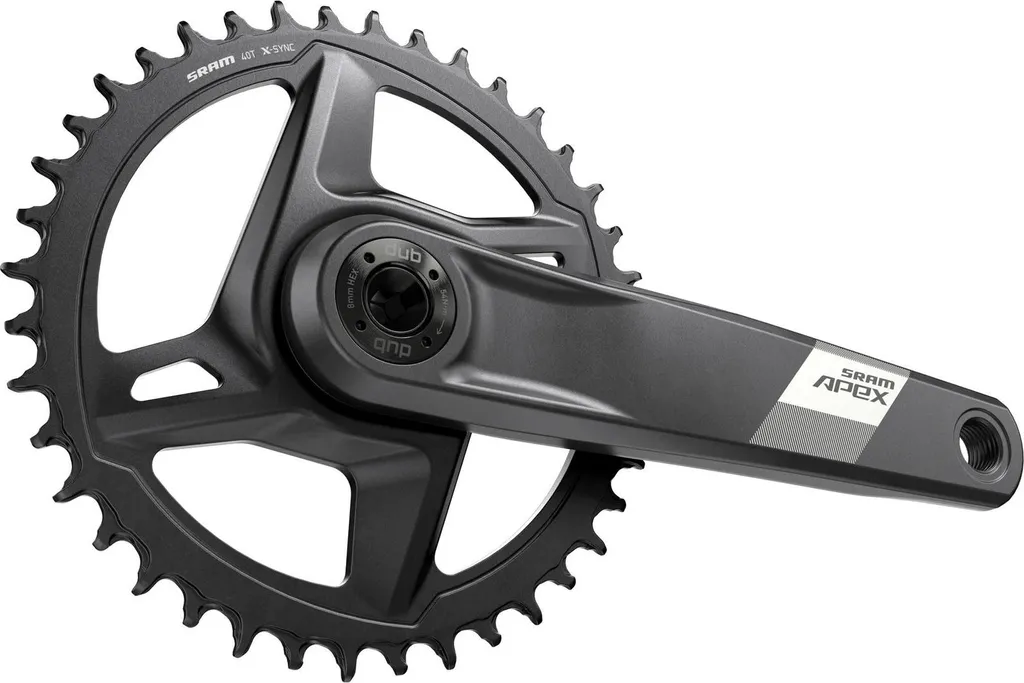 Pédalier APEX 1x12 Manivelle Dub Large 40T 160 mm pour vélo de gravel