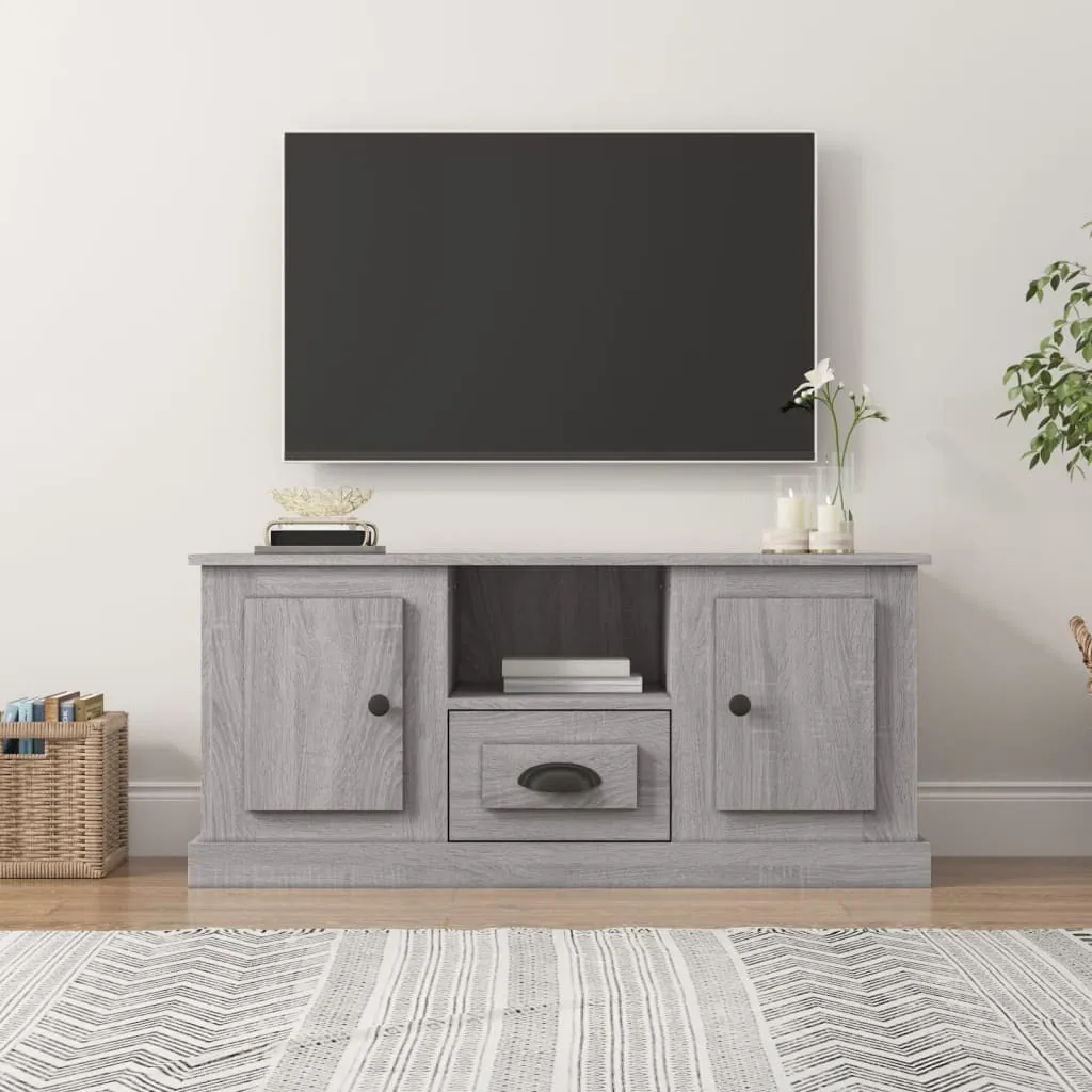 Mobile TV Maison Exclusive Grigio Sonoma 100cm | Design Minimalista