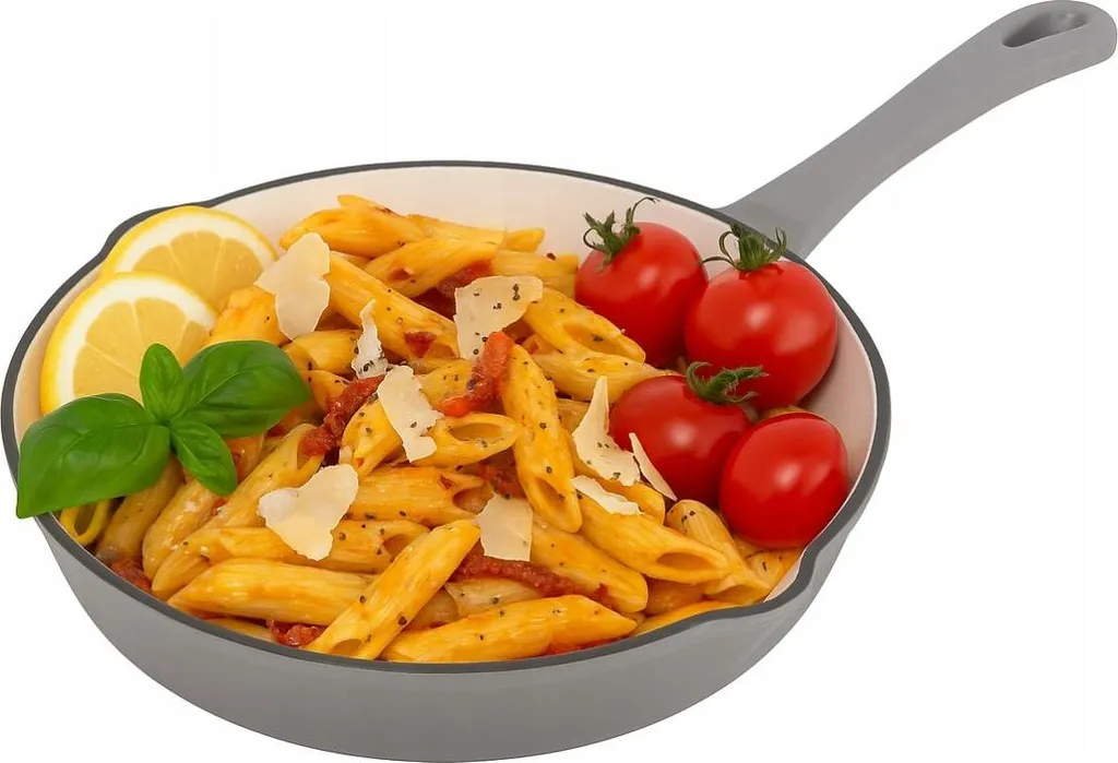 Padella Ghisa Smaltata Grigio 20cm | Cucina Professionale Induzione