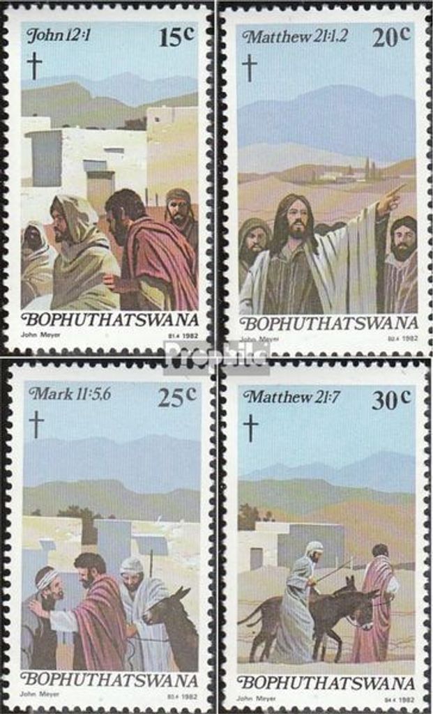 Briefmarken Bophuthatswana 1982 Mi 88-91 (kompl.Ausg.) postfrisch Ostern