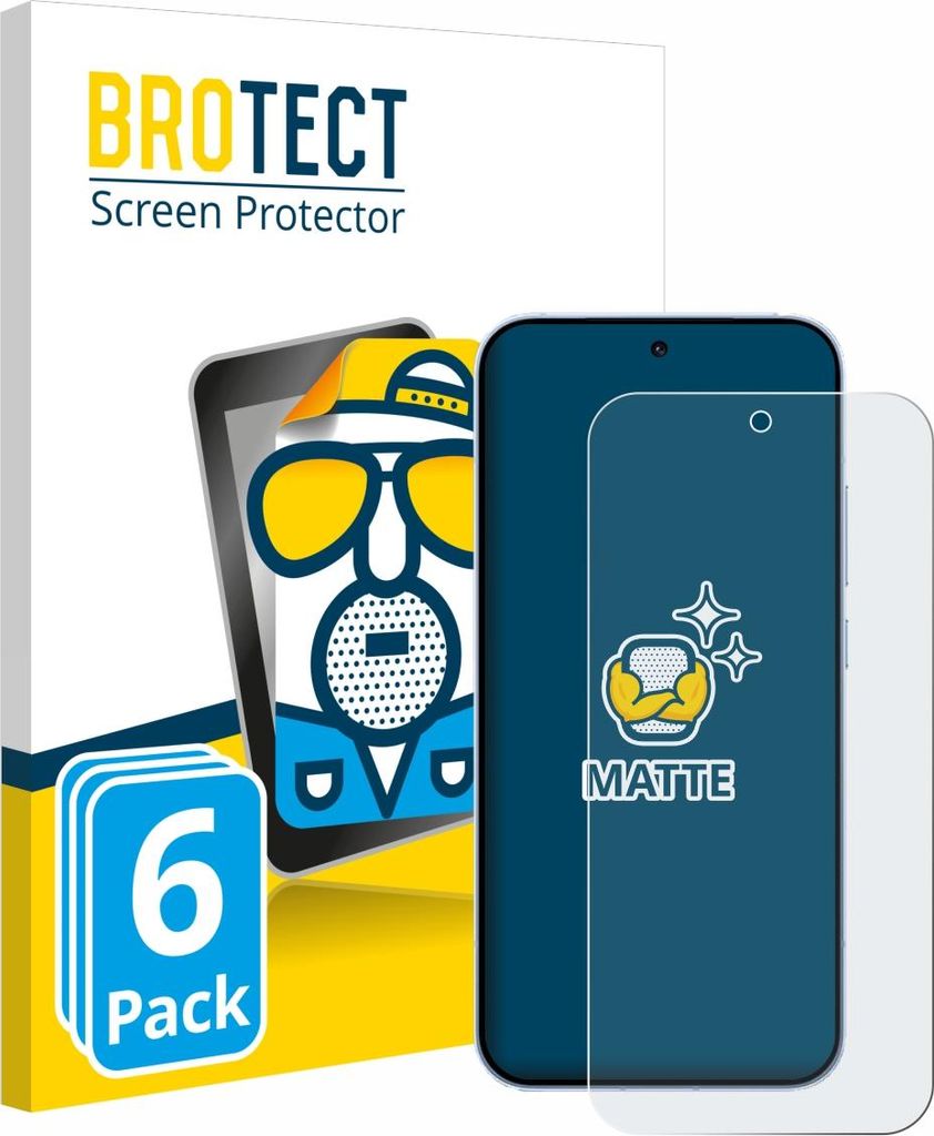 6x BROTECT Schutzfolie für Oppo Reno 15 Displayschutz Displayschutzfolie Folie Matt Entspiegelungsfolie