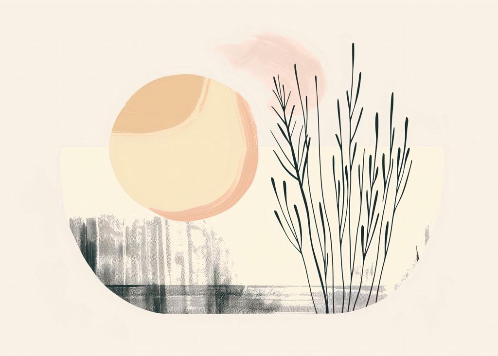 Poster 35x25cm Pastell Morgen