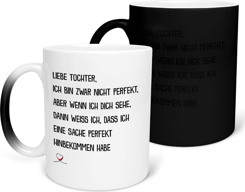 22Feels Zaubertasse Tochter Geschenk Geburtstag 18 Jahre Kinder Mädchen Abi Uni Abschluss Bachelor Master Weihnachten Haferl Konfirmation Firmung ...
