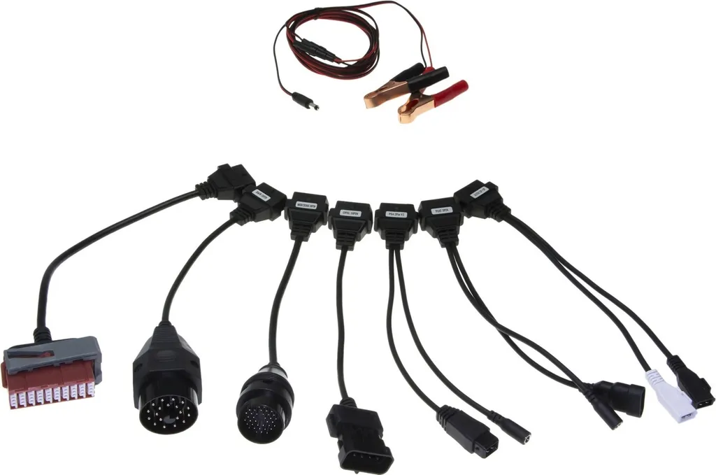 Adaptateur OBD2 8 en 1 avec Alimentation 12V pour Diagnostic Auto