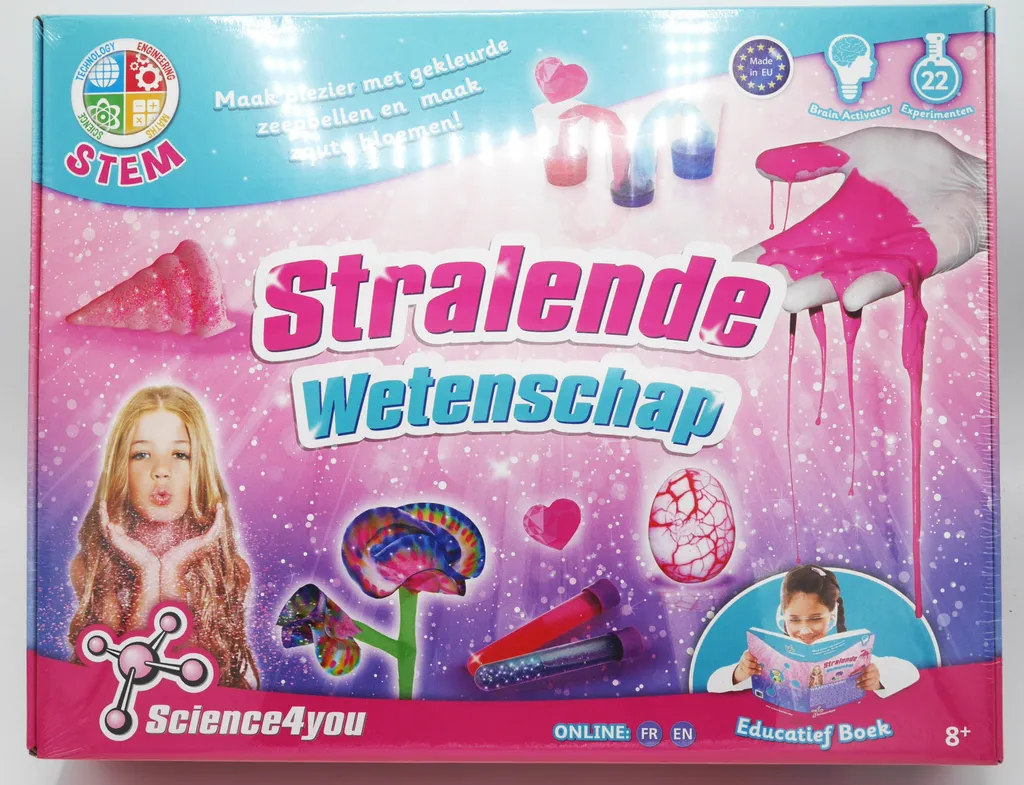 Jeu éducatif Science Box Radiant Science pour apprendre la chimie lumineuse