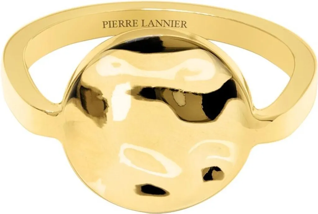 Anneau femme plaqué or chic Echo - Bague fine élégante en taille 52 mm