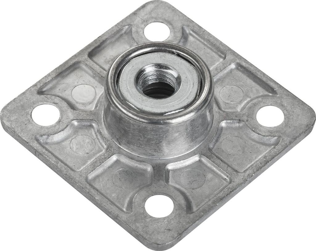 4 x Tischbeinverbinder KEA eckig 47,5 x 47,5 mm für M8 Gewindeschraube Tischbein-Beschlag Möbelverbinder SOTECH