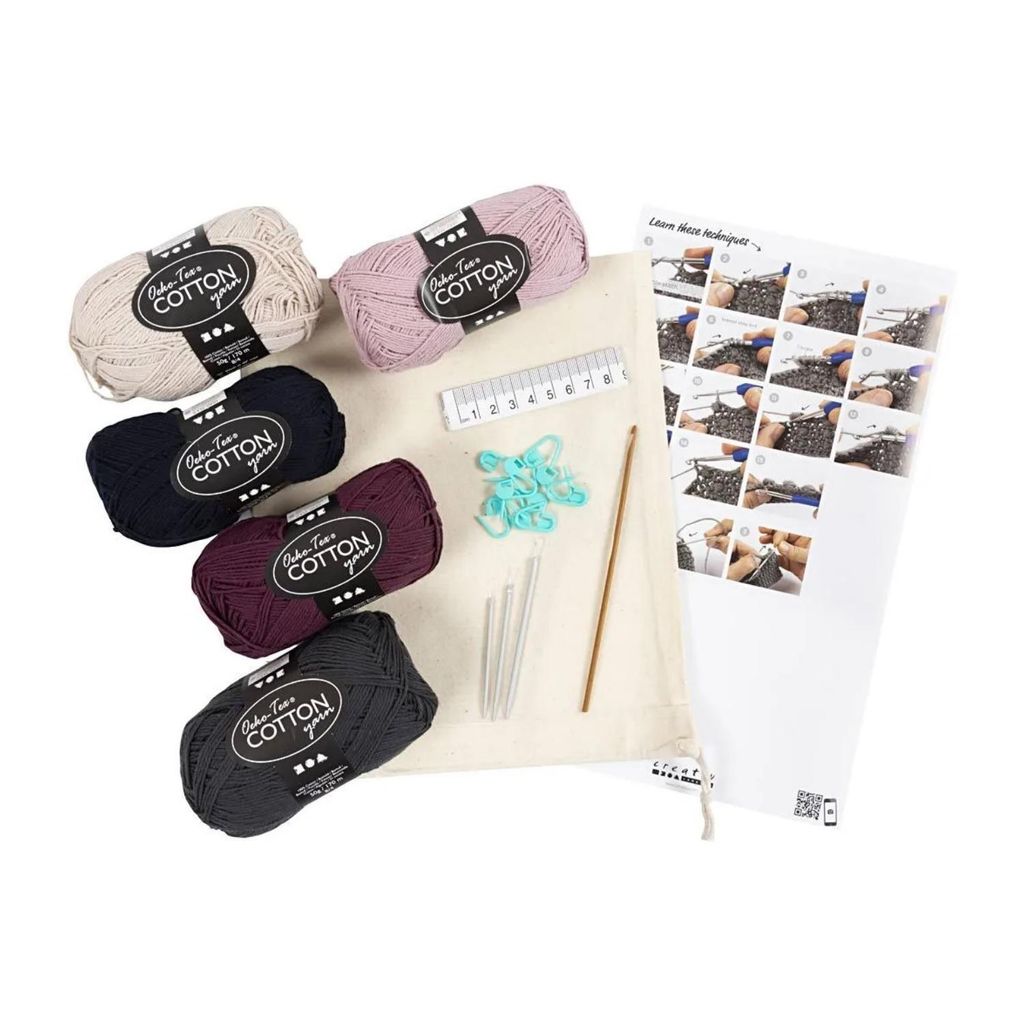 Creativ Company CC Starter-Set Häkeln lernen Produktbild 3