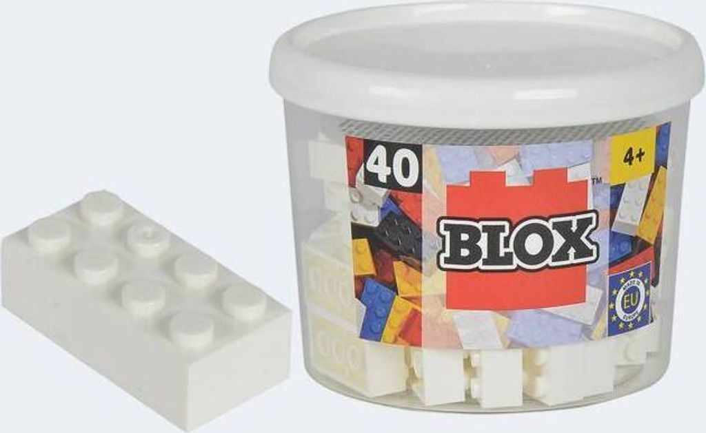 40 Blox weiße 8er Steine in Dose