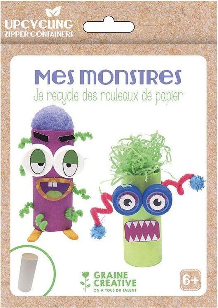 Recycling-Kit - Verwandle Papierrollen in ein Monster