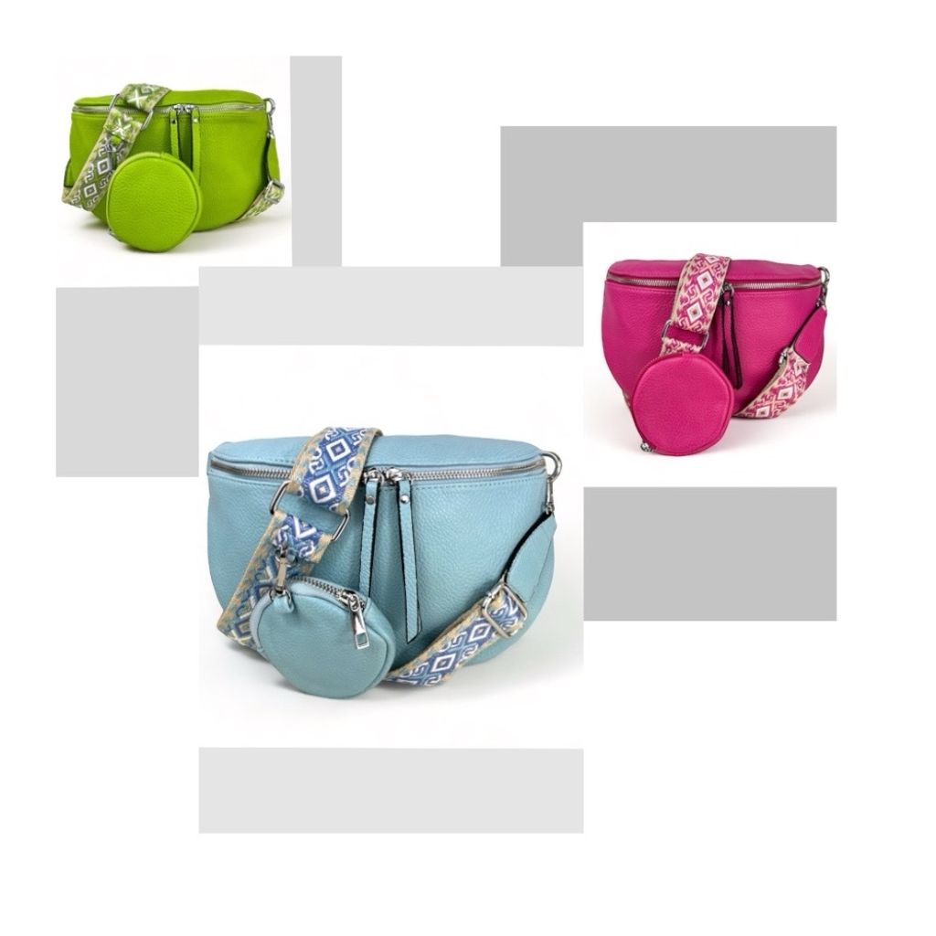 Umhängetasche Bauchtasche Handtasche Cross Body Bag 30cm Produktbild 9