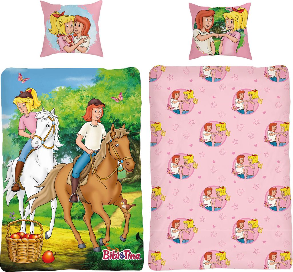 Bibi und Tina Pferde Bettwäsche Linon / Renforcé Produktbild 