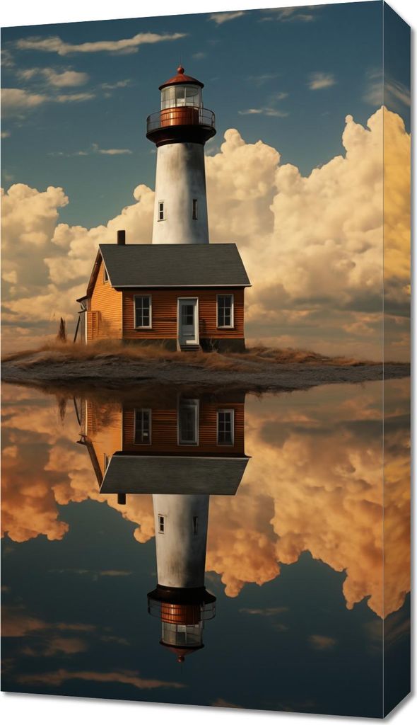Bild 40x70cm Meeresreflexion