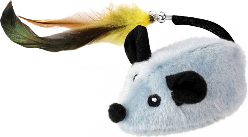 Elektrisches Mausspielzeug für Katzen, interaktive Plüschmaus mit Fernbedienung, wiederaufladbar, automatisch bewegliches Katzenmäusespielzeug m...