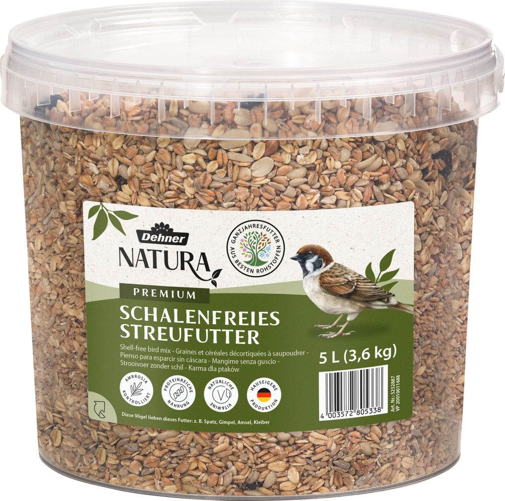 Dehner Natura Premium Wildvogelfutter, Streufutter Produktbild 