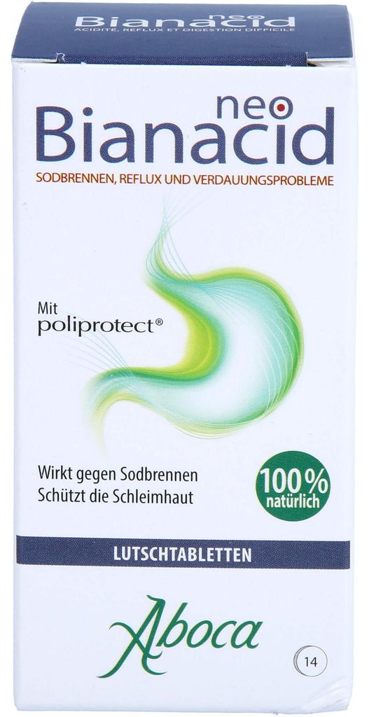 NeoBianacid pastilky proti páleniu záhy, 14 tabliet Obrázok produktu 