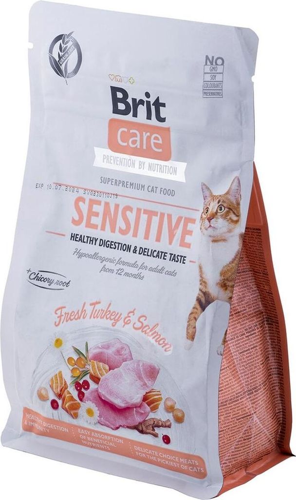 Comida para gato Brit Care Grain-Free Sensitive Adulto Produktbild 