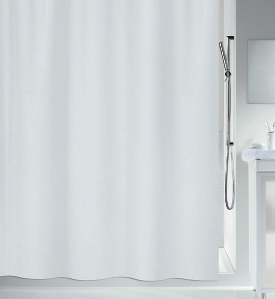 Spirella Duschvorhang Textil "Maya white", vers. Größen Größe: 240 x 200 cm