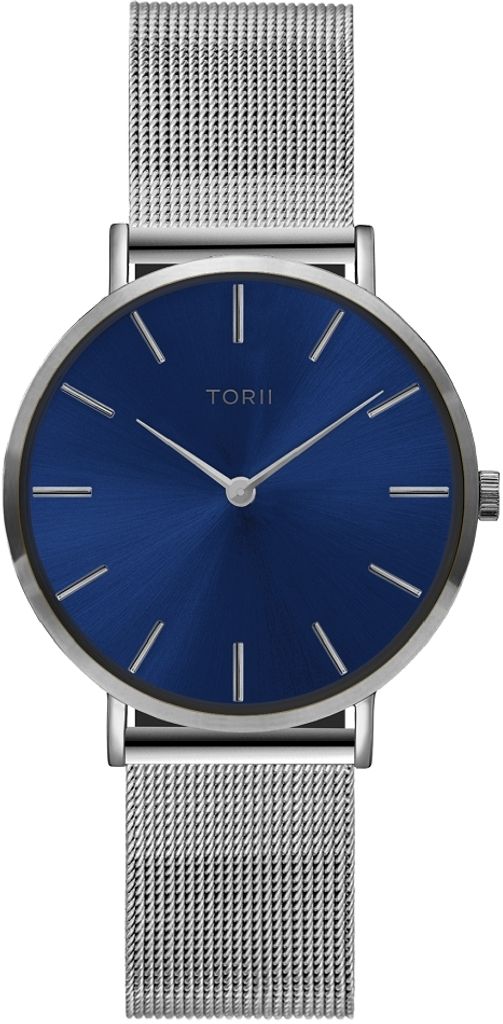 Damenarmbanduhr TORII S34SS.NS, klassisches Marineblau Produktbild 