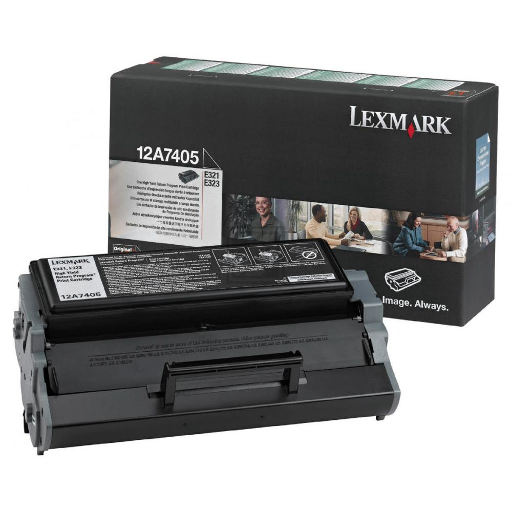 Lexmark Toner 1x Schwarz 6000 Seiten LRP (0012A7405)