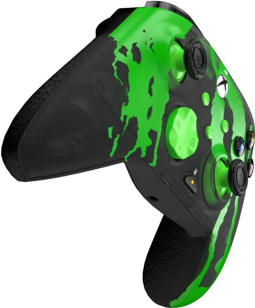 PDP Rematch Green Glow Manette avec Boutons Programmables pour Xbox X - 8