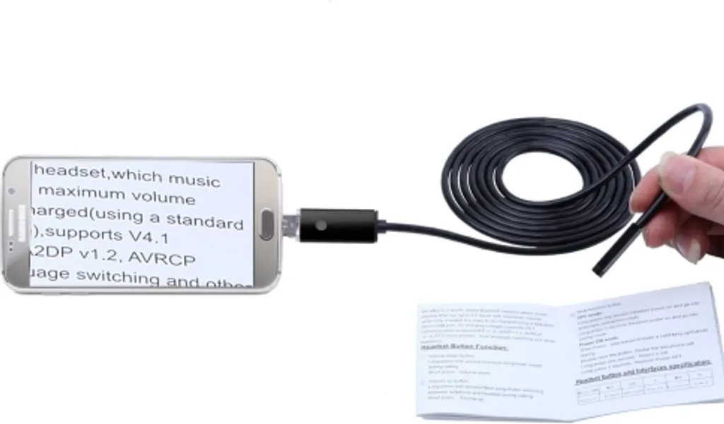 Caméra Endoscopique Android USB de 5M avec Sonde Étanche de 5.5mm - 4