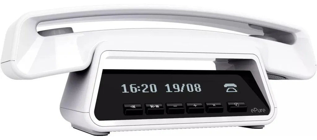 Téléphone fixe sans fil design Alcatel Epure 3 Premium blanc