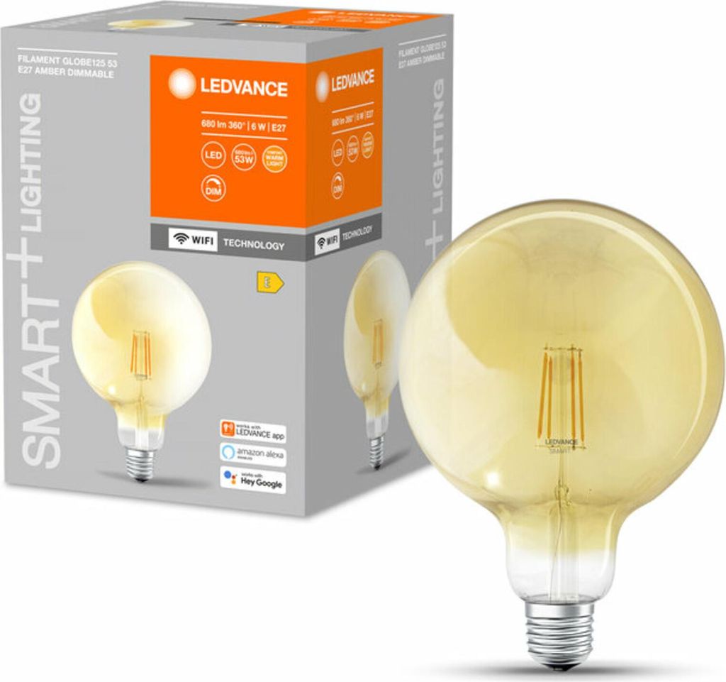 Ledvance Smart WIFI Filament LED lampadina dimmerabile G125 Immagine del prodotto 