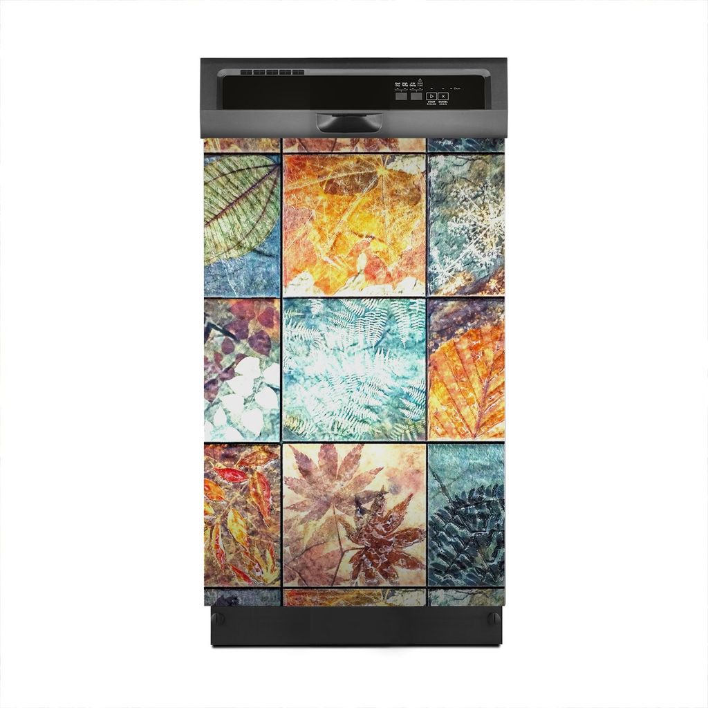 Magnete Dekorative 45x70 cm Küche Magnetmatte Spülmaschine - Kacheln Abstrakt
