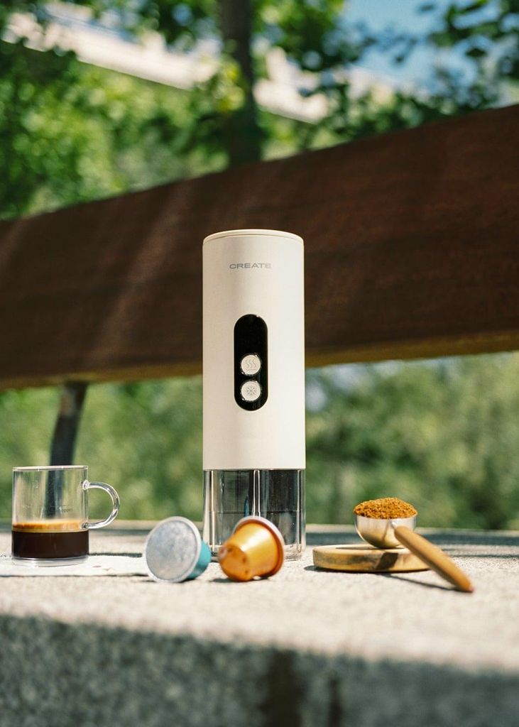 THERA MOVE - Tragbare Espressomaschine 15 bar für Kapseln und gemahlenen Kaffee