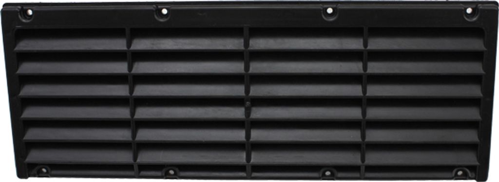 Lüftungsgitter Kühlschrank Wohnwagen Wohnmobil Caravan Kunststoff schwarz 365 x140 mm mit Moskitonetz