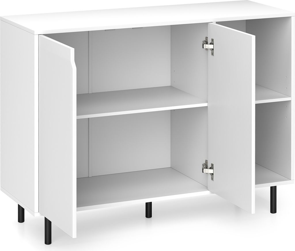 KOMFOTTEU Credenza da buffet bianca, mobile da cucina Immagine del prodotto 