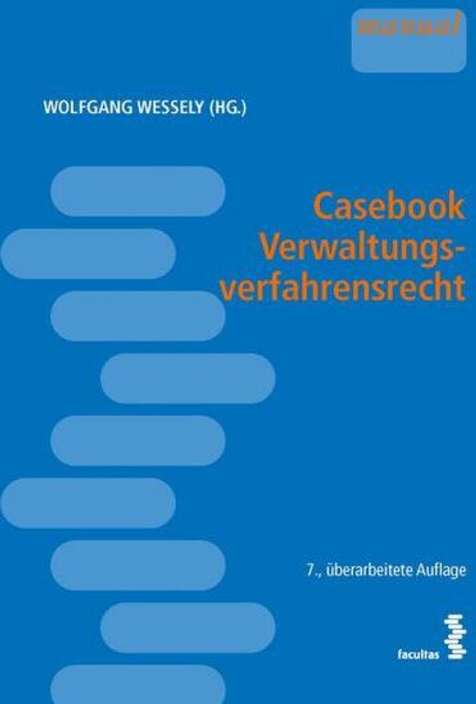 Casebook Verwaltungsverfahrensrecht